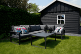 Lesli Living - Eck-Lounge Set PINA COLADA NEGRO